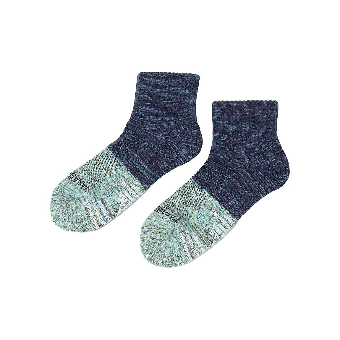 レディース 2面切替ローゲージショートソックス