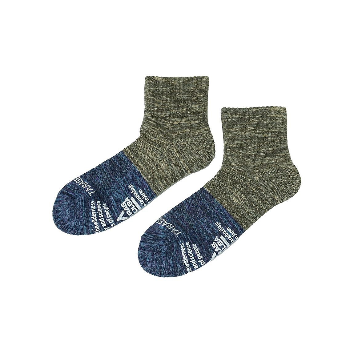 2面切替ローゲージショートソックス