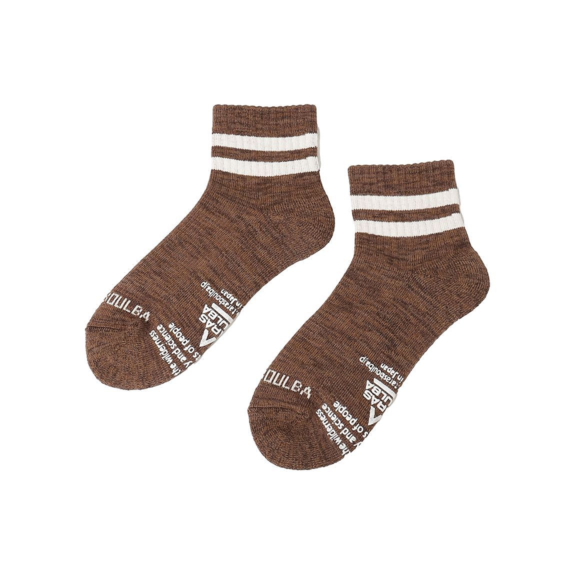 レディース ラインローゲージショートソックス