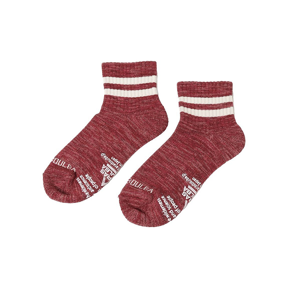 レディース ラインローゲージショートソックス