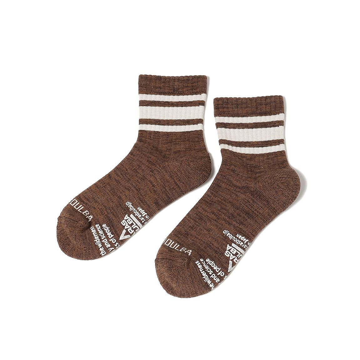 レディース ラインローゲージミドルソックス