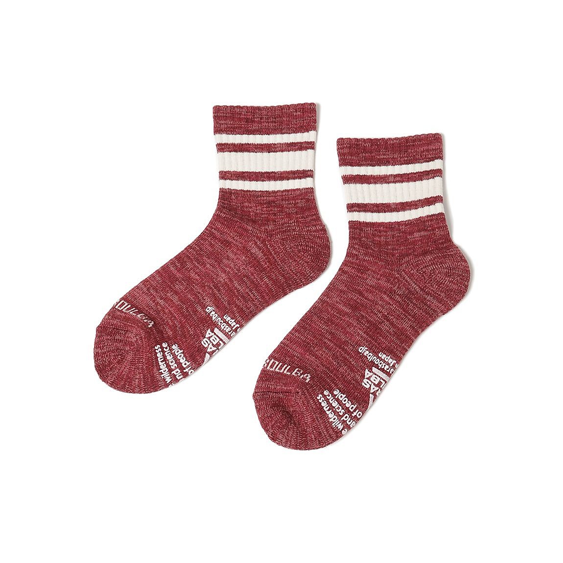 レディース ラインローゲージミドルソックス