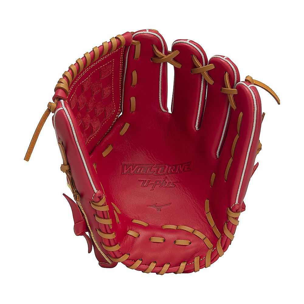 軟式用WILLDRIVE RED(ウィルドライブ レッド) U-Plus 投手×内野×外野:サイズ11