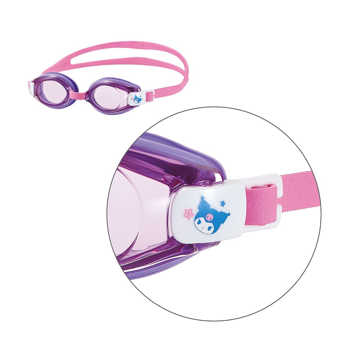 ジュニアゴーグル　(キャラクターゴーグル:マイメロディ＆クロミ　対象年齢:3～8歳)