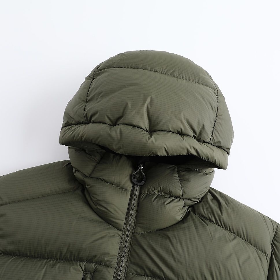 FORCLAZメンズダウンジャケット フード付きTREK500 KAK