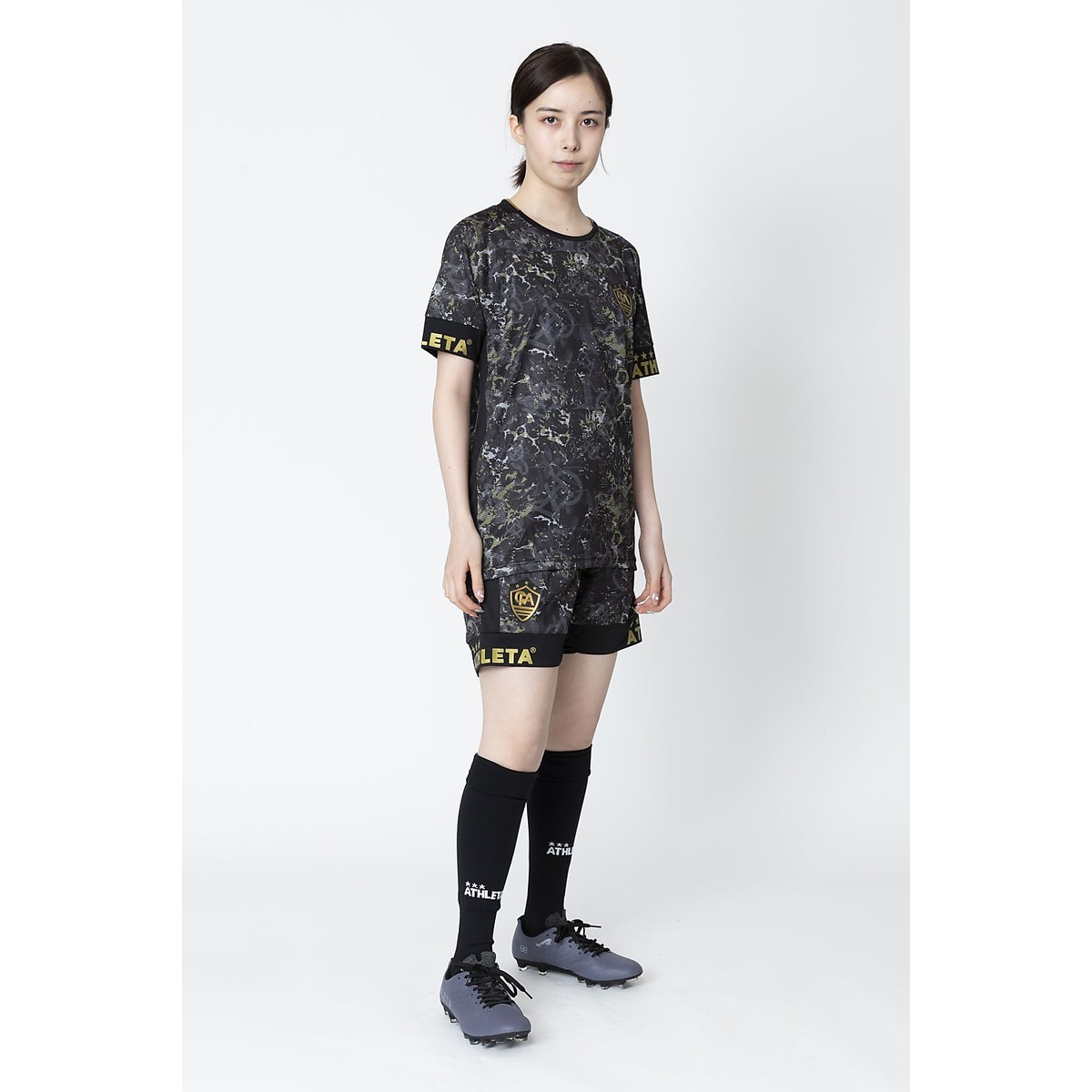 FCA グラフィックプラクティスパンツ　JrBLK　MIX