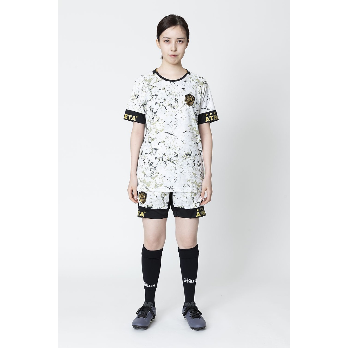 FCA グラフィックプラクティスパンツ　JrWHT MIX