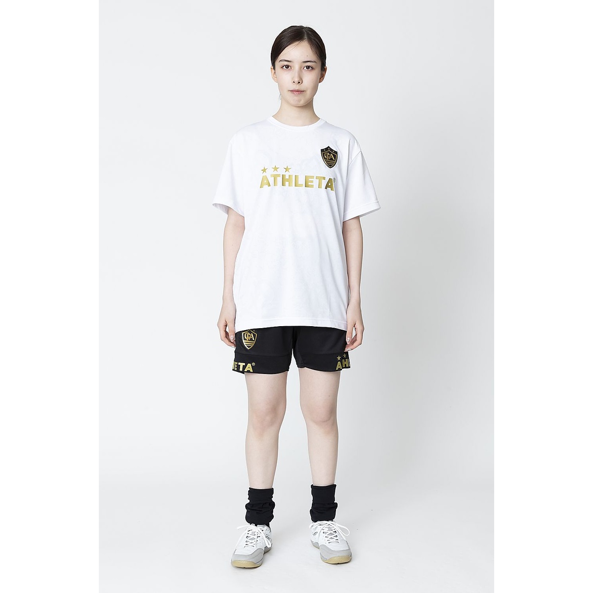 FCA ジャガードプラTシャツWHT