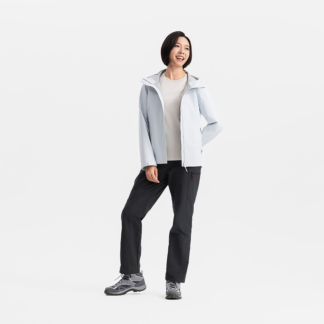 Decathlon レディース パンツ TREK 100 AF GRY