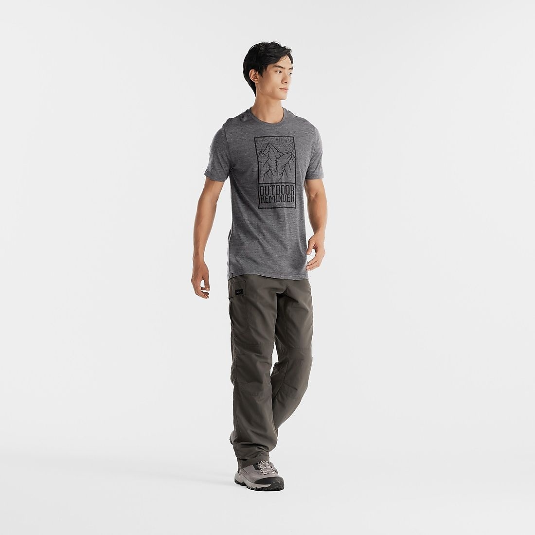 Decathlon メンズ パンツ TREK 100 AF KAK