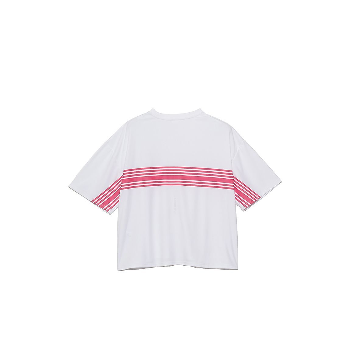 for RUN ドライスムースpr オーバーサイズラインTシャツ LADIES