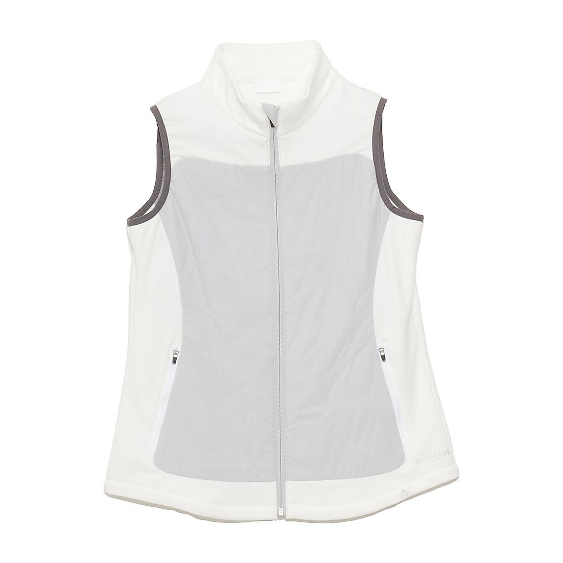 HYBRID 中綿/ジャージ スタンドカラーベスト LADIES