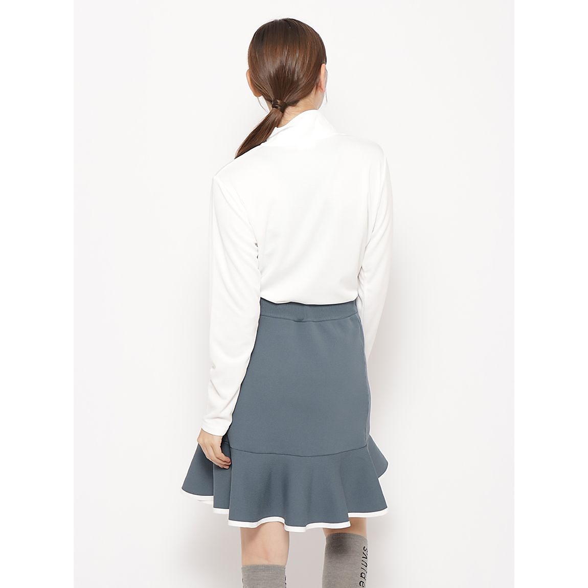 ハニカムドライスムース ハーフジップ長袖TシャツLADIES