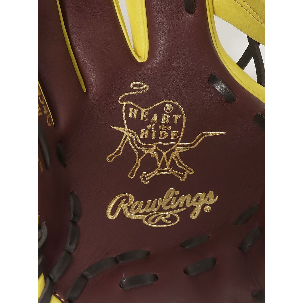 軟式 HOH MLB COLOR SYNC(エイチオーエイチエムエルビーカラーシンク)N54G-チョコ/イエロー