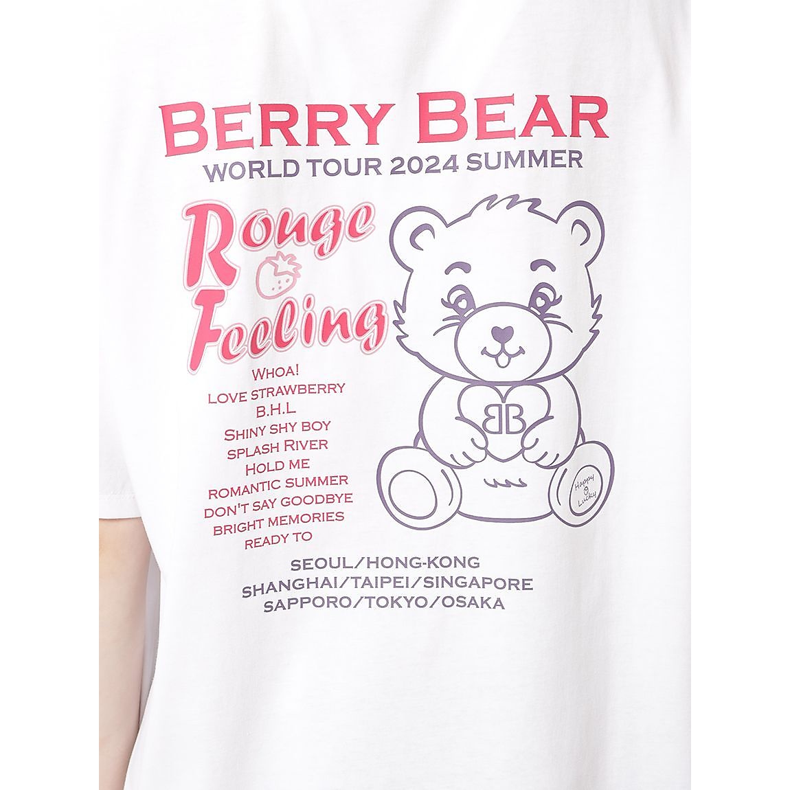 「Berry Bear」シリーズ ツアーTシャツ UNISEX