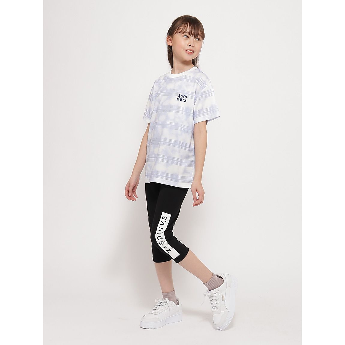 コットンPU天竺 クロップトロゴレギンス GIRLS