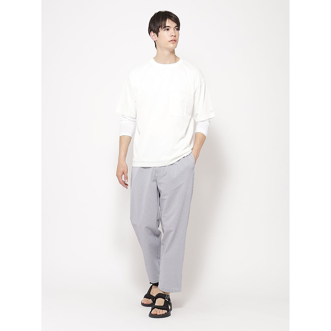 軽量ワッフルジャージ オーバーサイズTシャツ MENS