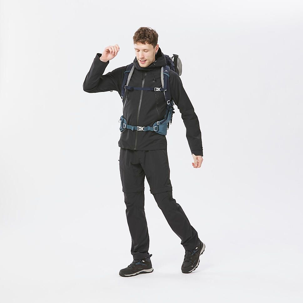 MENSトレッキング防水ジャケット BK