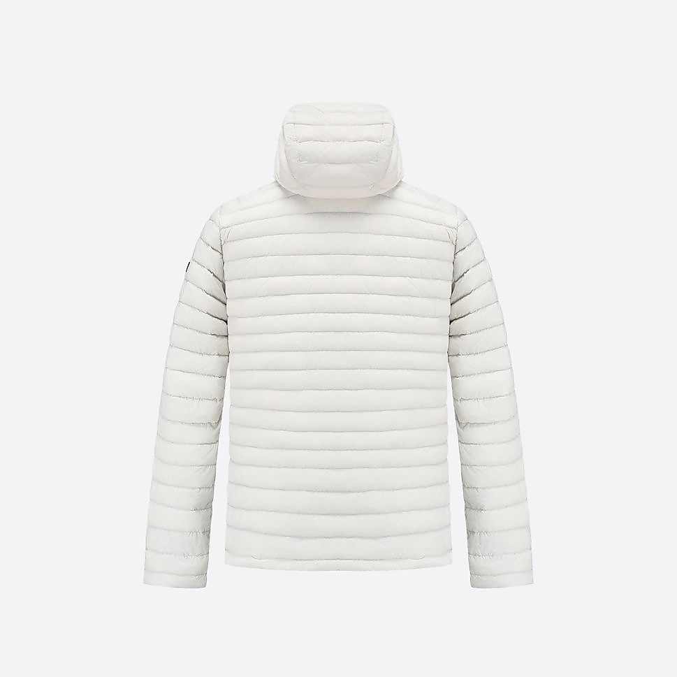 FORCLAZメンズダウンジャケット フード付きTREK100 BEG