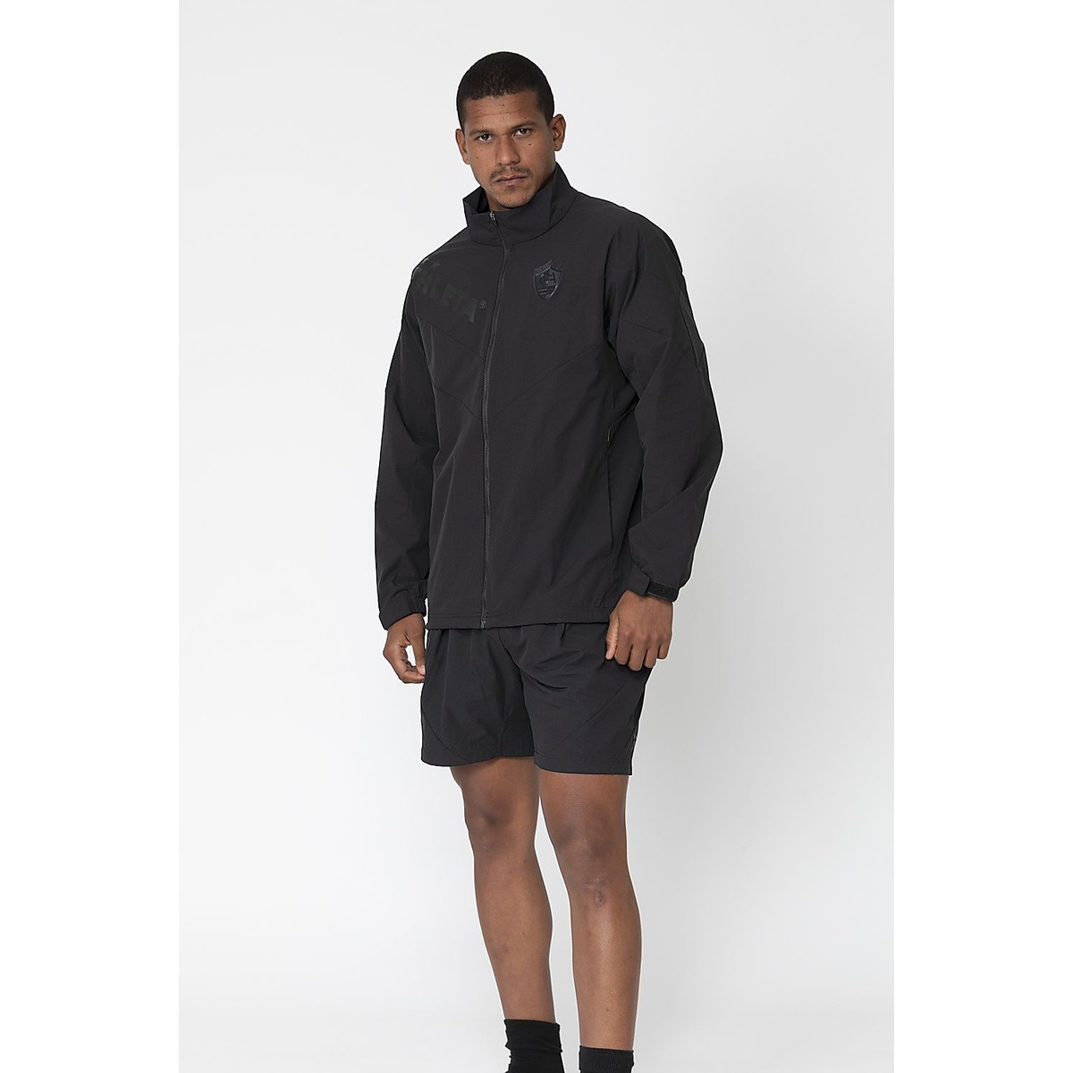 FCA カラーブロックTRジャケットBLK