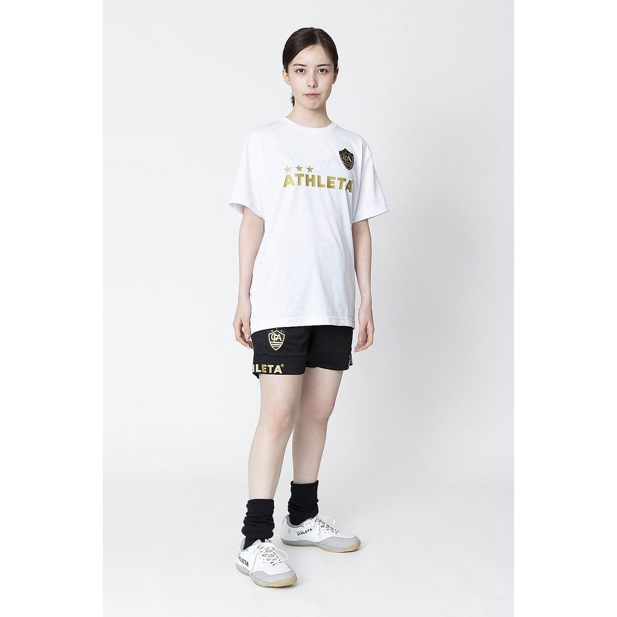 FCA ジャガードプラTシャツWHT
