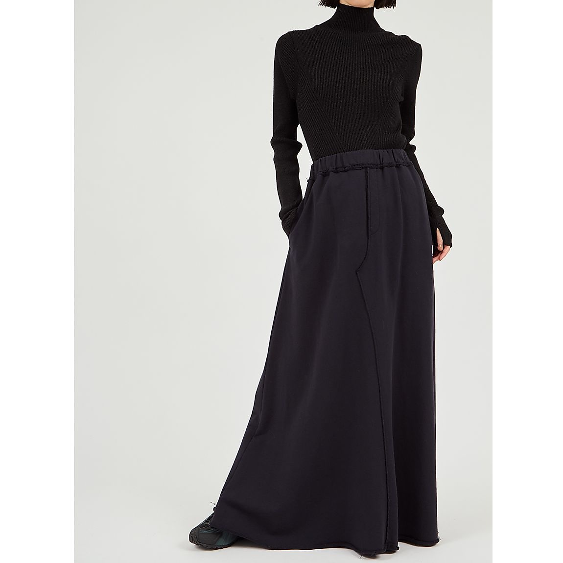 スウェットマキシスカート