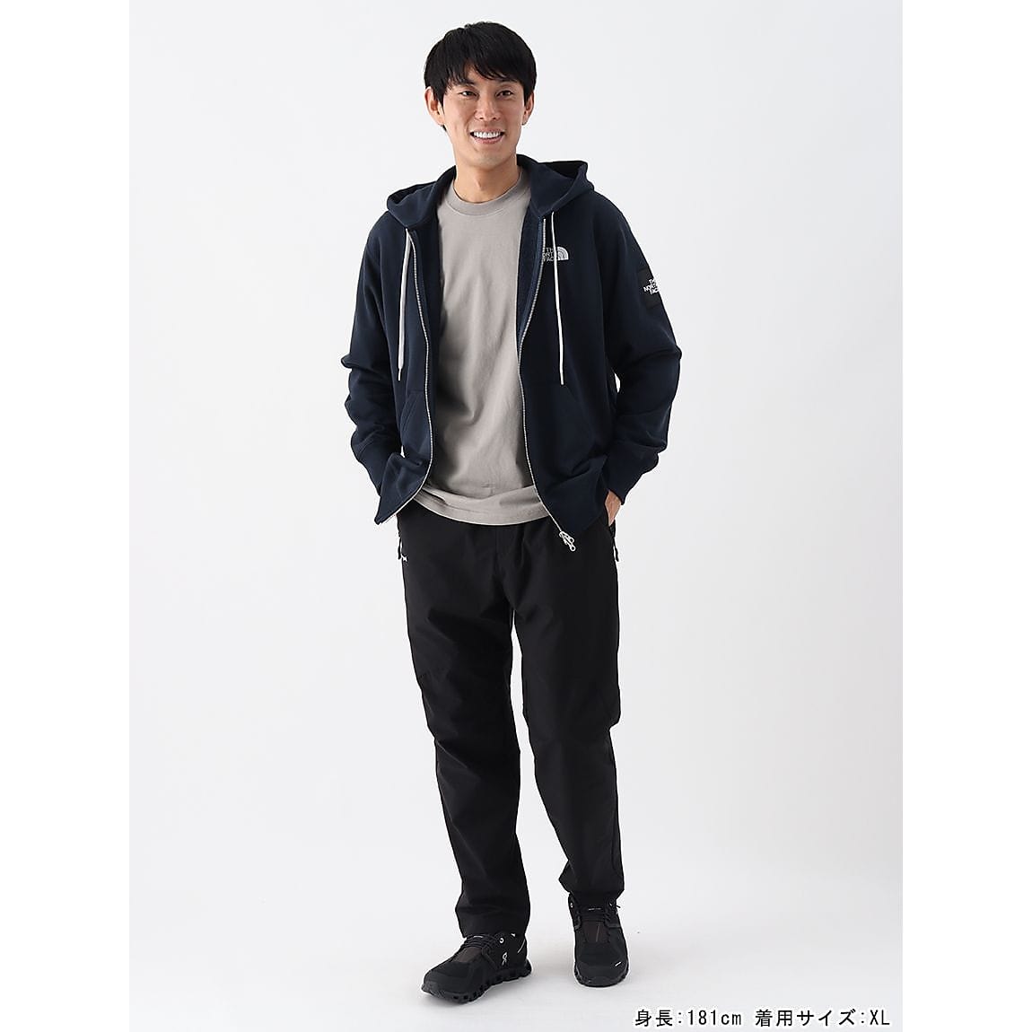 SQARE LOGO FULLZIP (スクエアロゴフルジップ)