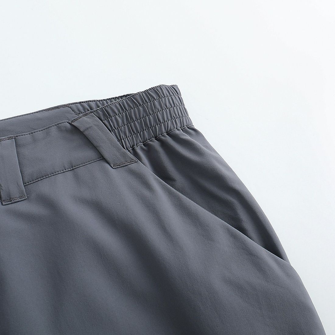 Decathlonメンズ 2WAY モジュールパンツ MH100 GRY
