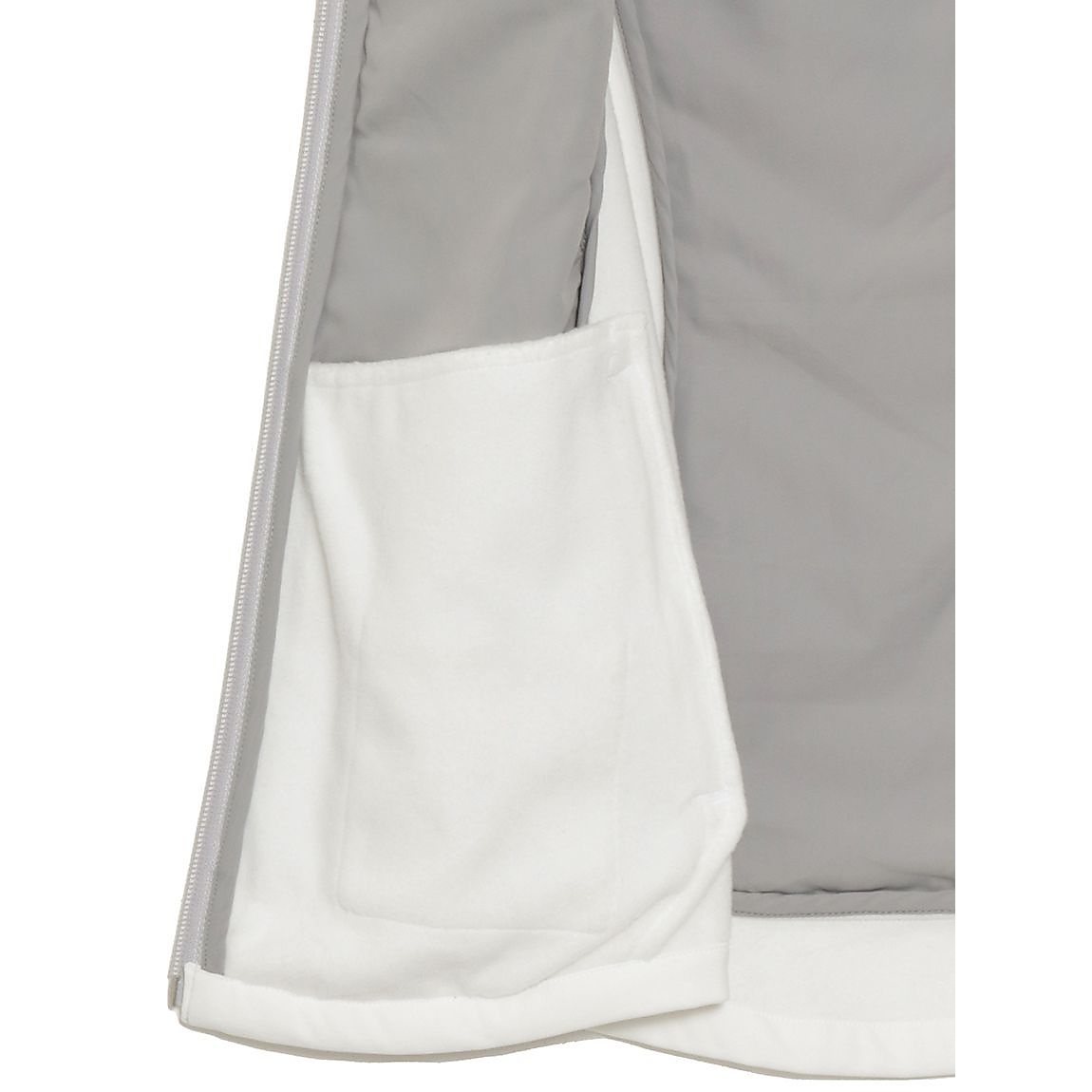 HYBRID 中綿/ジャージ スタンドカラーベスト LADIES