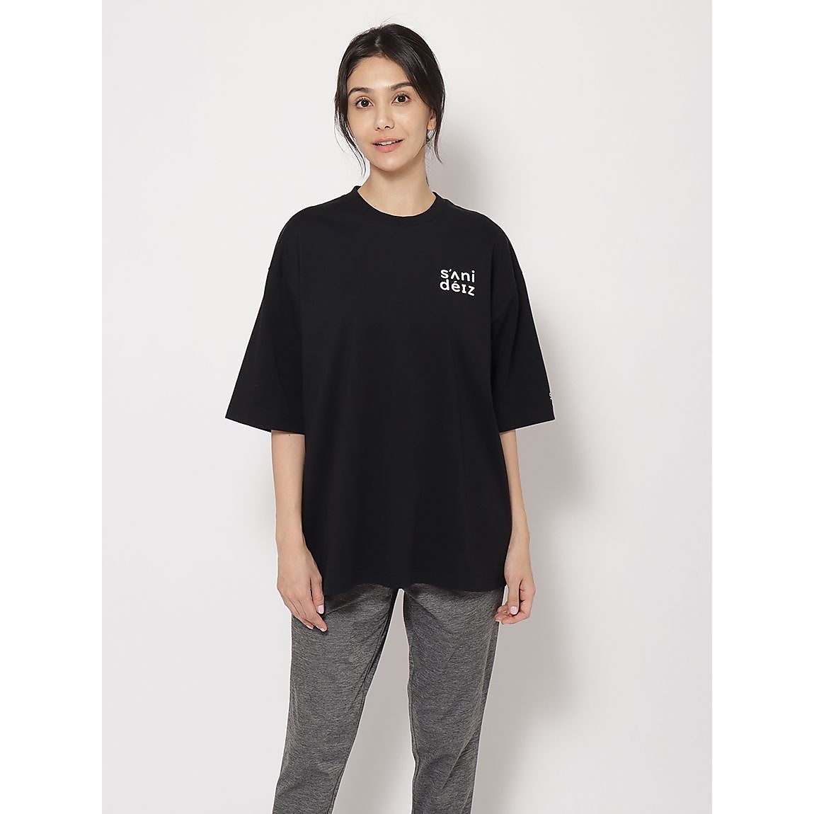 コットンポリエステル オーバーサイズTシャツ UNISEX