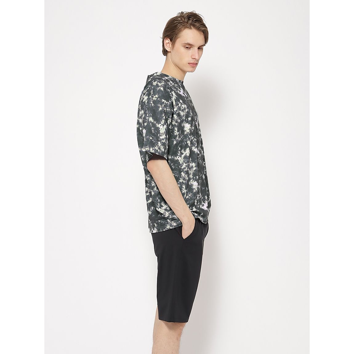 コットンタッチ天竺 オーバーサイズ半袖Tシャツ MENS