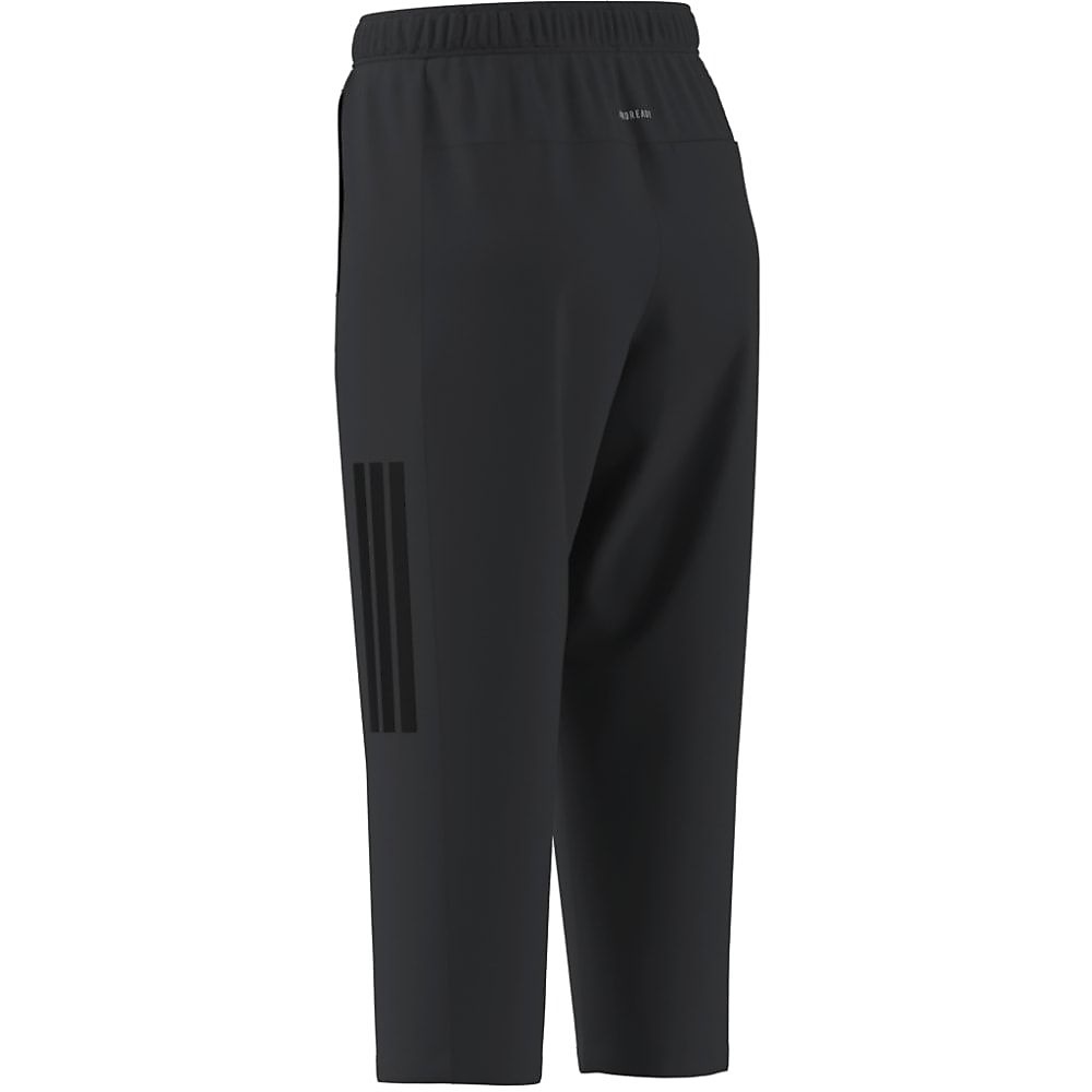 W ACTV ウーブンライトカプリパンツ