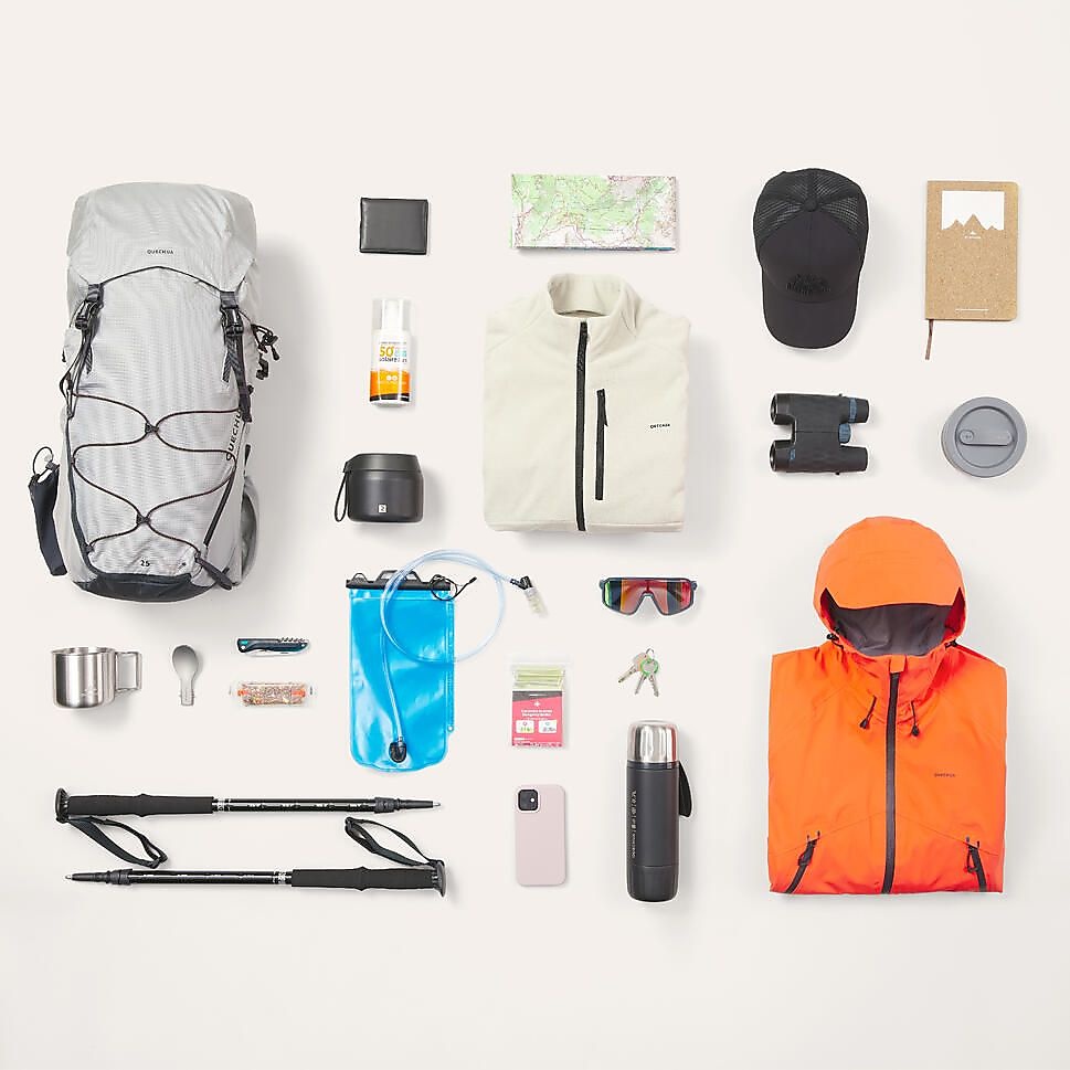 ハイキング軽量バックパック25LGRY