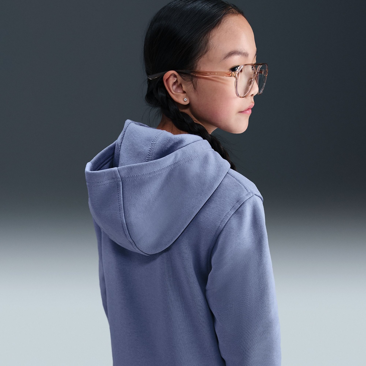 ナイキ YTH NSW クラブ フリース L/S フーディ LBR