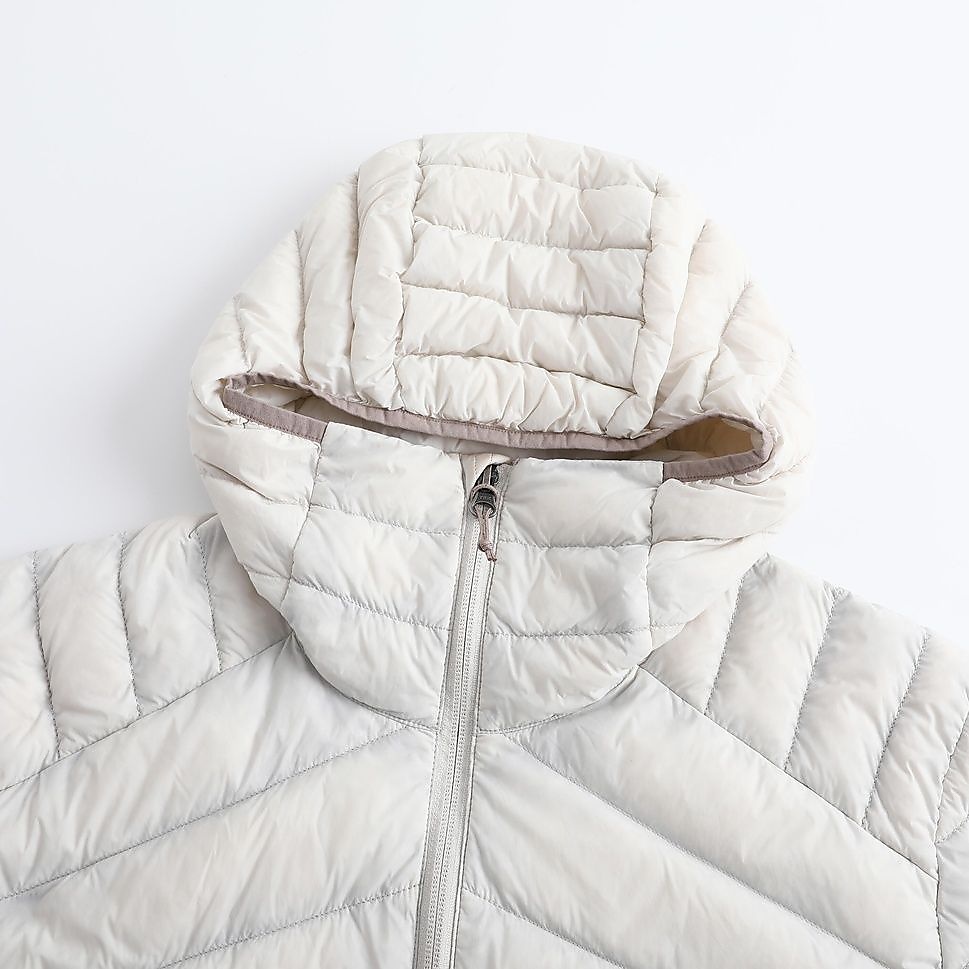 FORCLAZメンズダウンジャケット フード付きTREK100 BEG