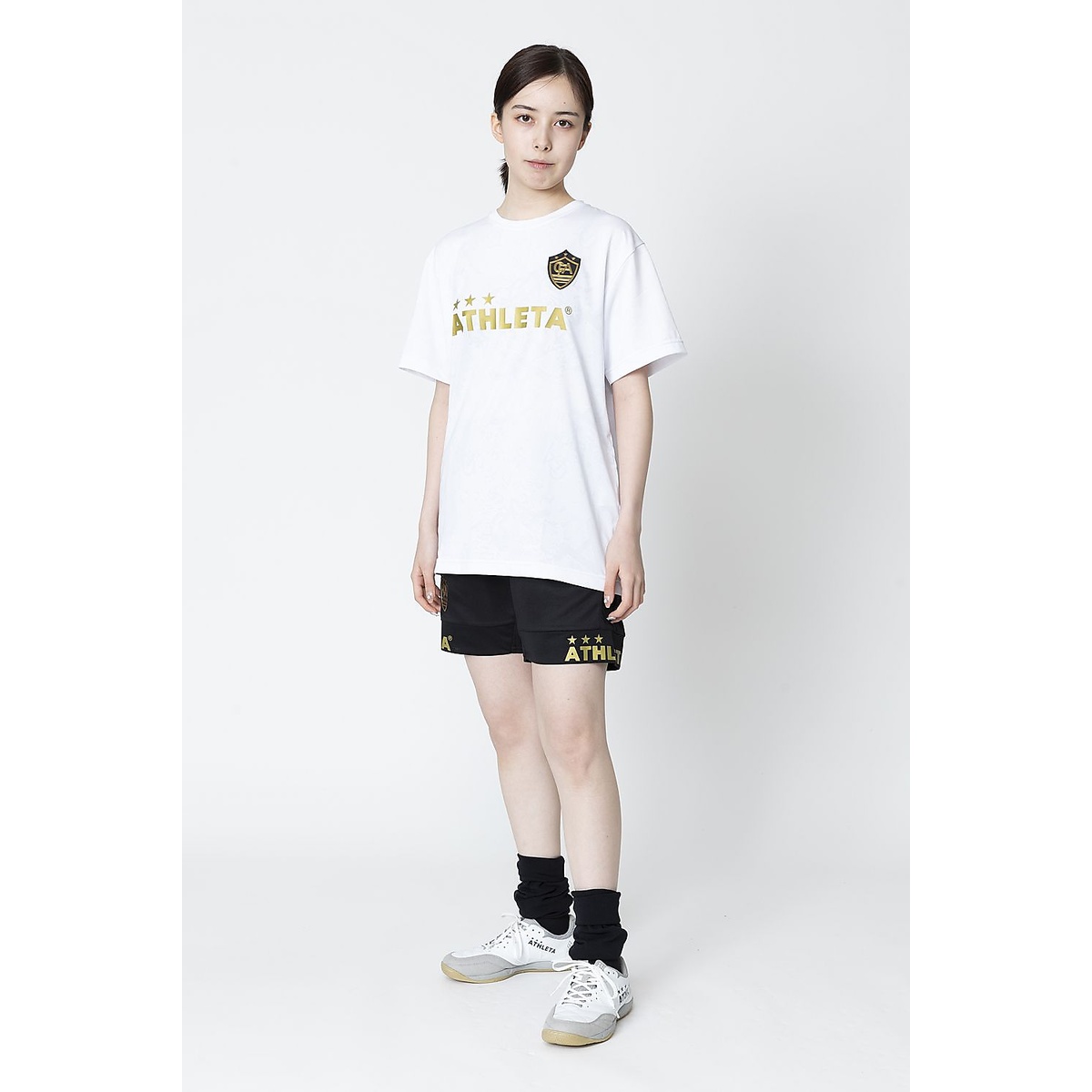 FCA ジャガードプラTシャツWHT