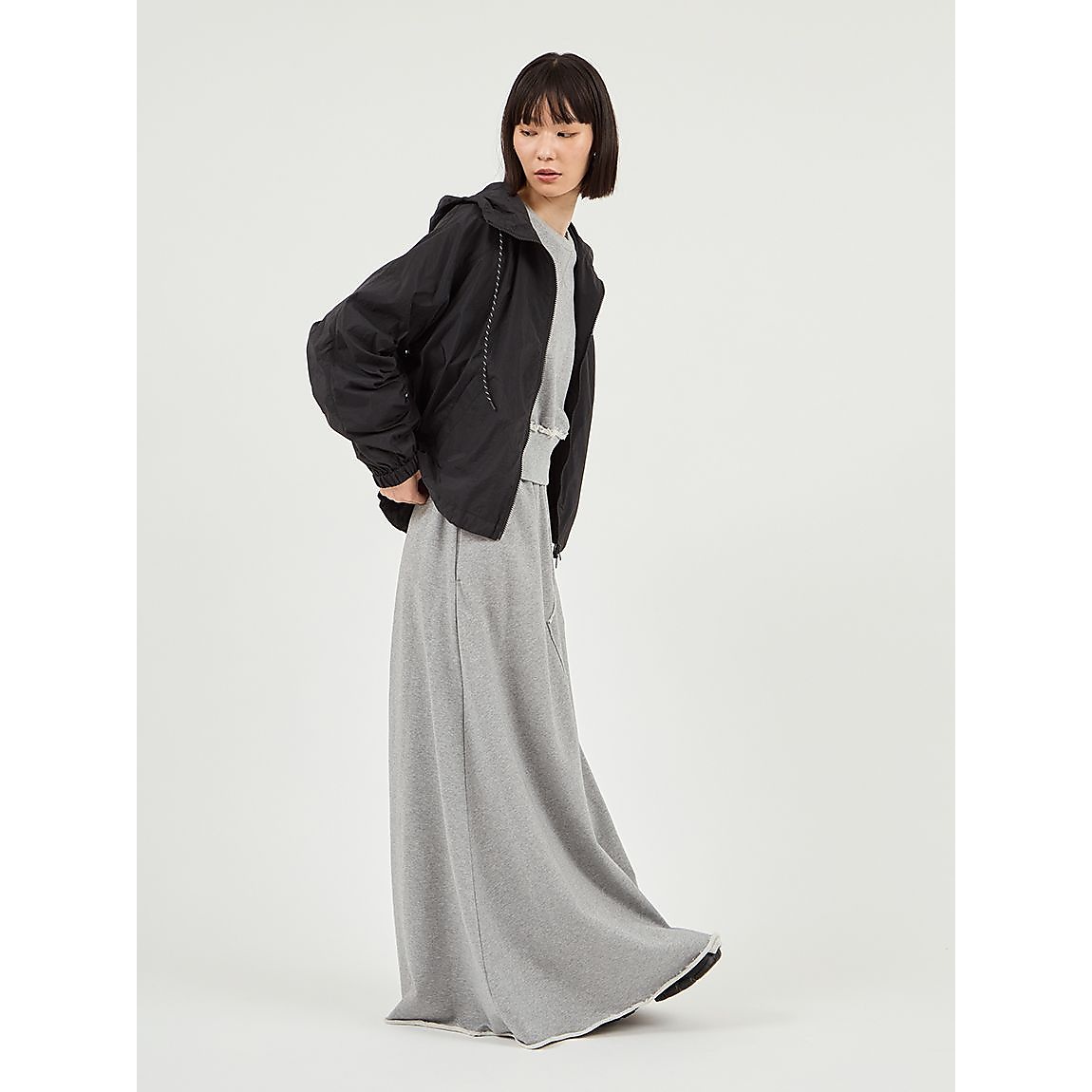 スウェットマキシスカート