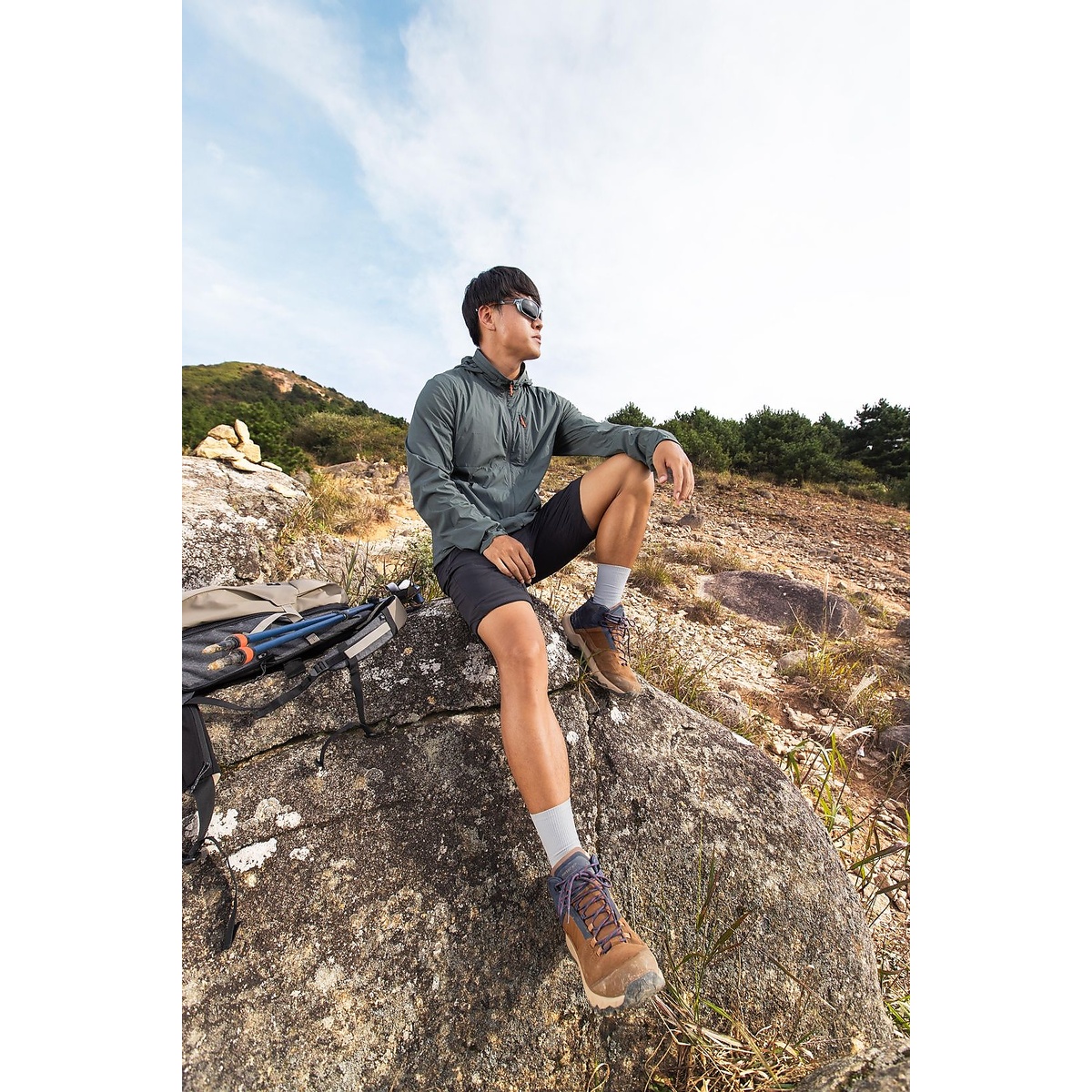 Decathlon メンズ ジャケット UVカット HELIUM 500 KAK