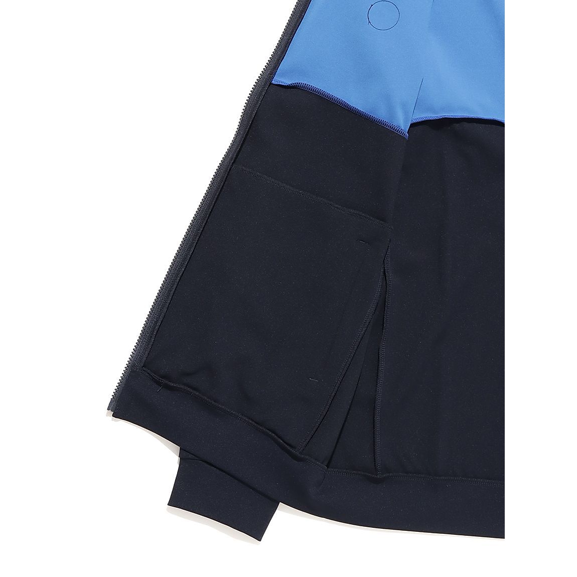 S.F.TECH ロゴ総柄 バックロゴ フルジップフーディー