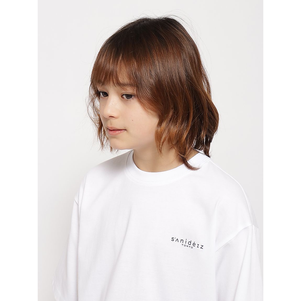 「Berry Bear」シリーズ チェッカープリントTシャツJUNIOR