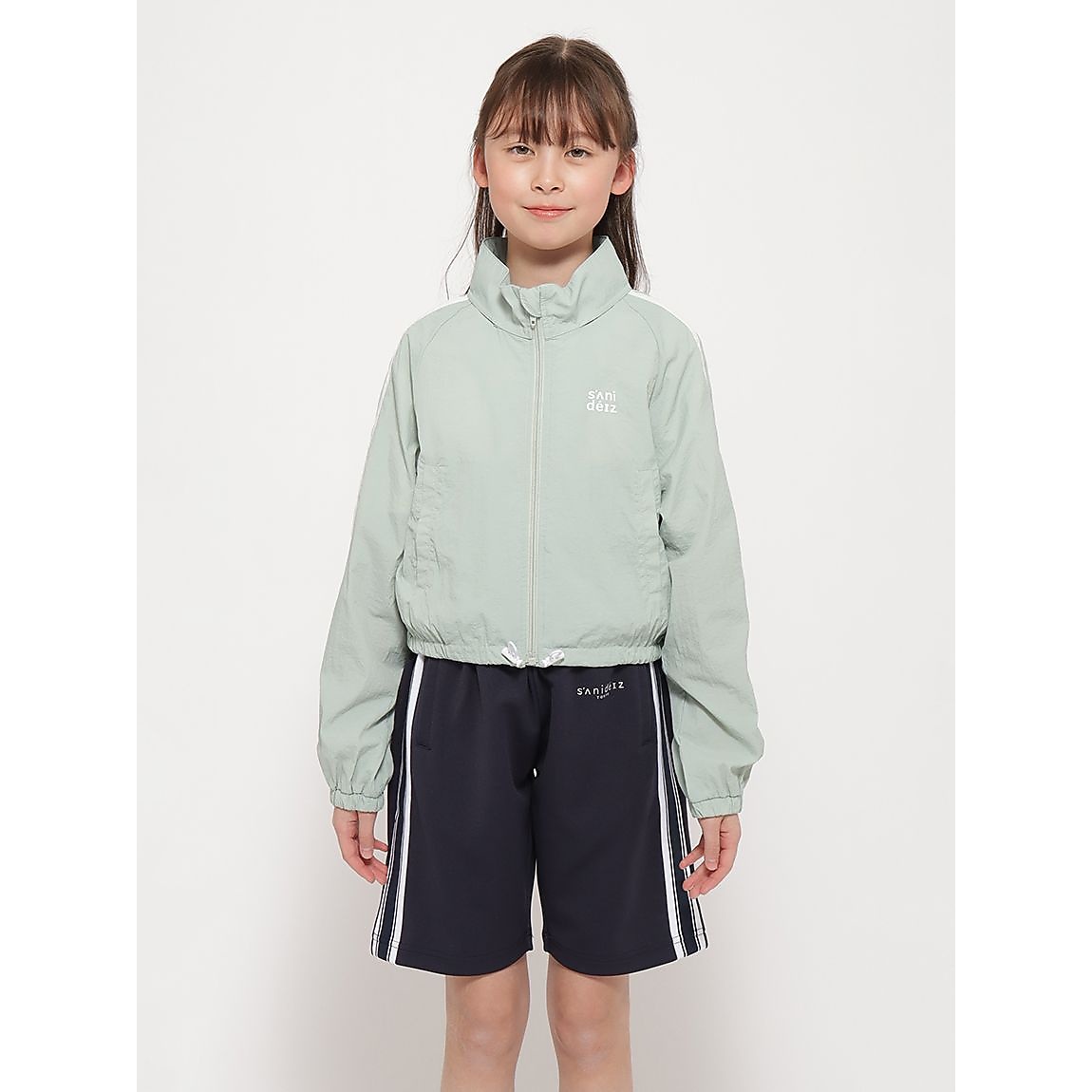 NYワッシャー スタンドカラーブルゾン GIRLS