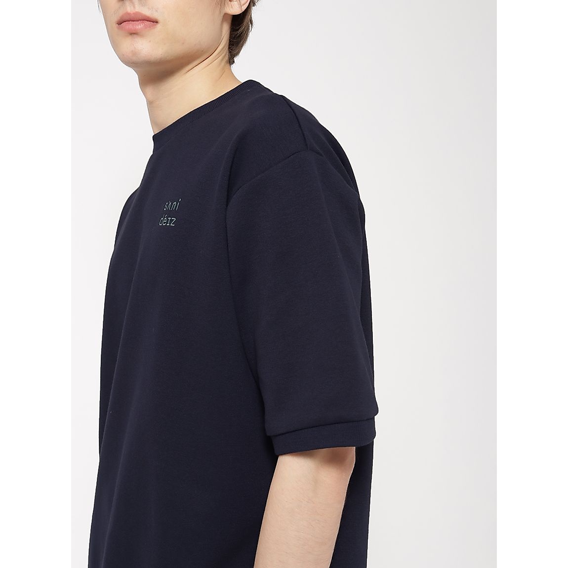 コットンPEスウェット クルーネック半袖 UNISEX