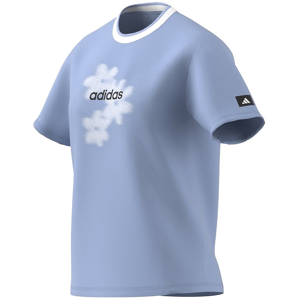 W リニア FLWR グラフィック Tシャツ