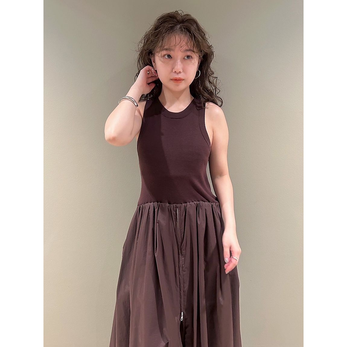 アメスリニットドッキングワンピース