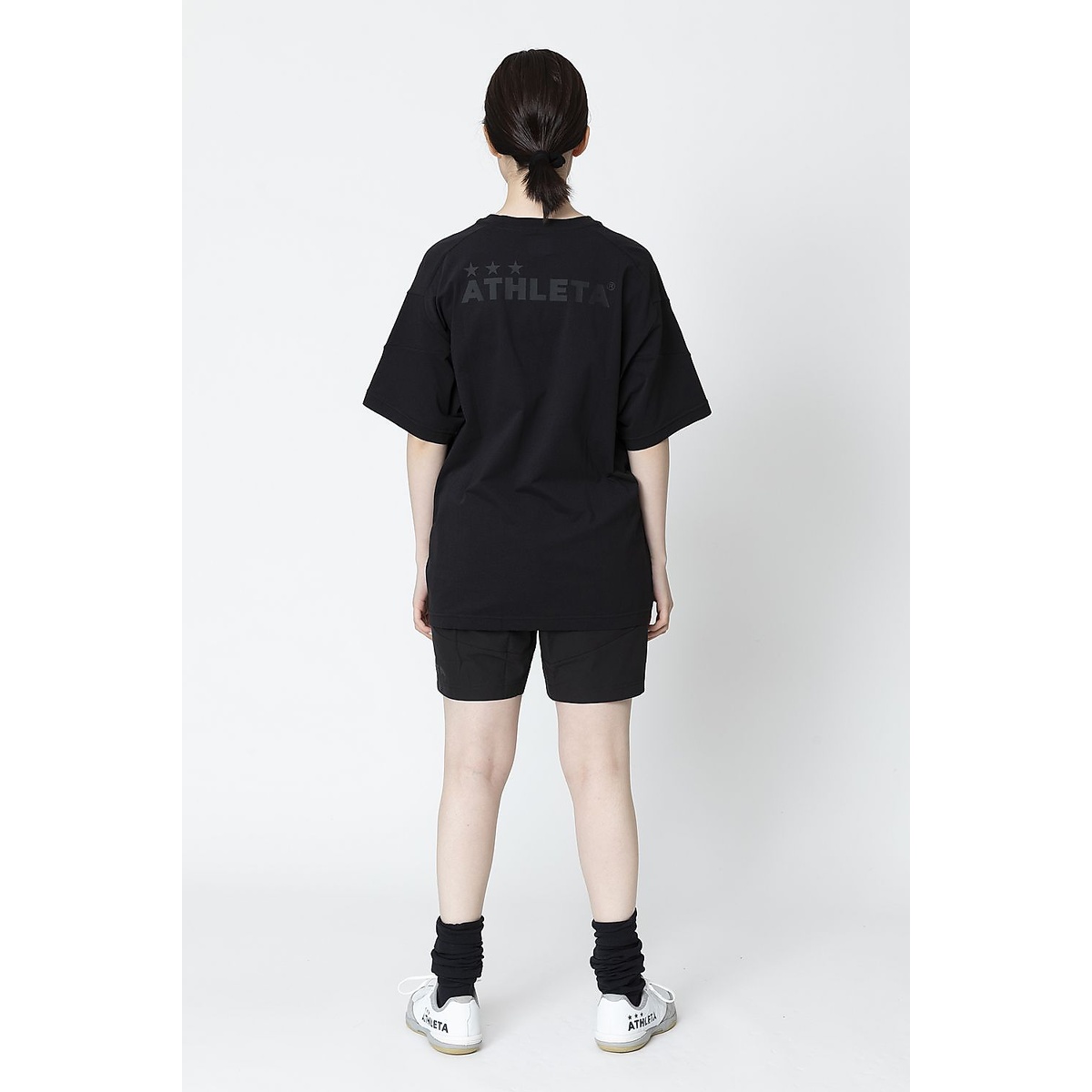 FCA ドライフェザーカラーブロックプラシャツBLK