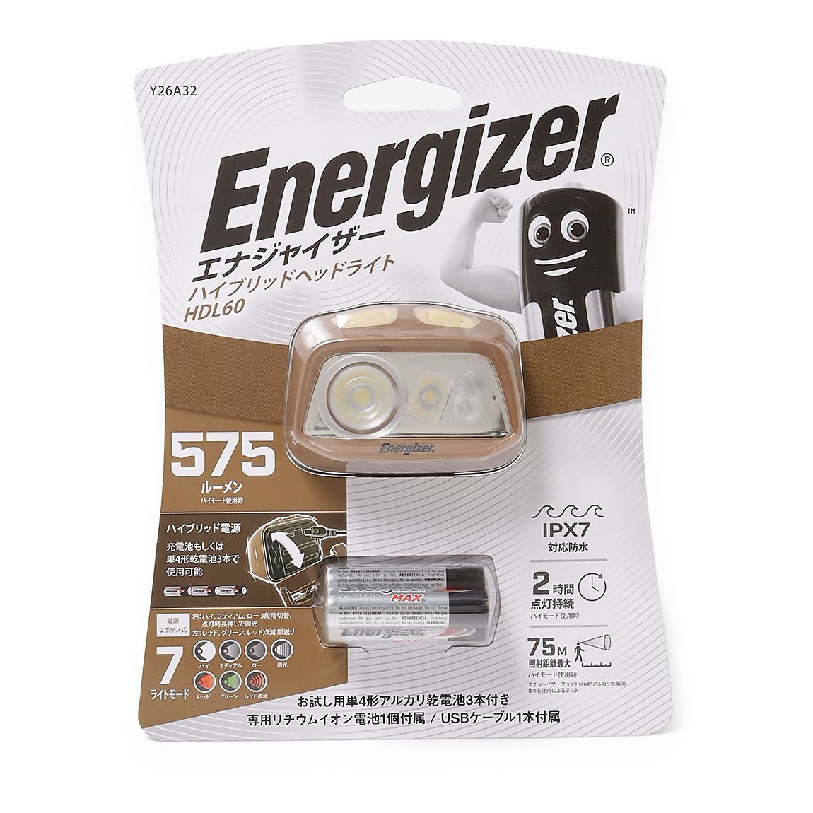 ハイブリットヘッドライト HDL60