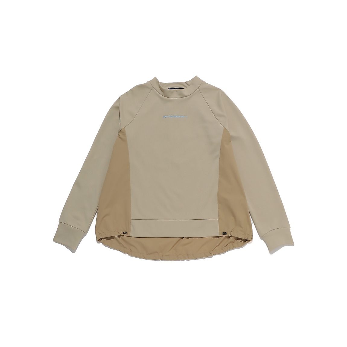 L－カノコウラパイルカケルタフタプルオーバー