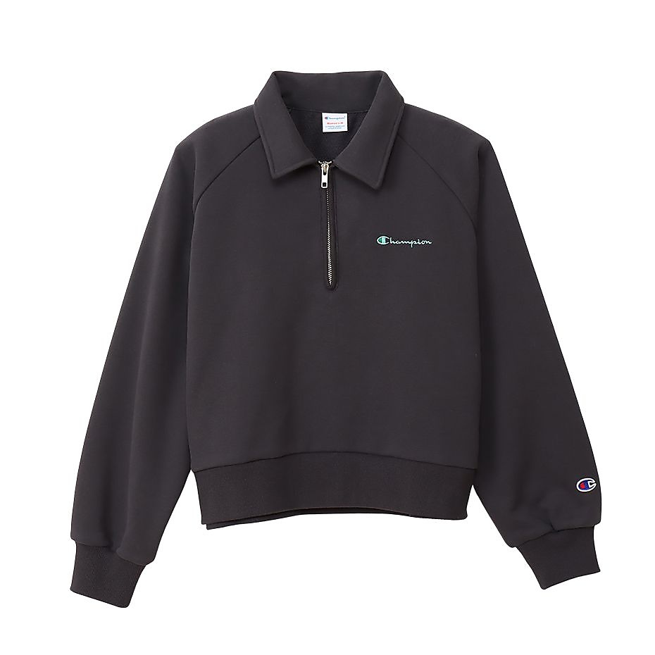 HALF ZIP SWEATSHIRT