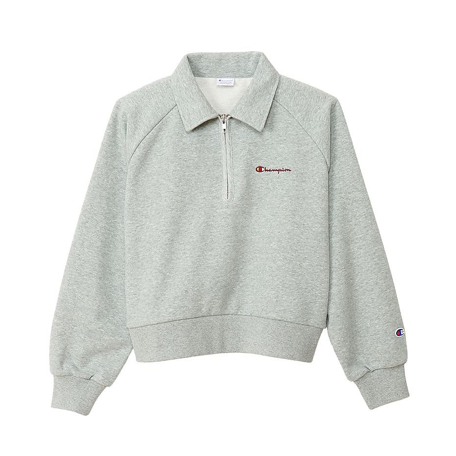 HALF ZIP SWEATSHIRT