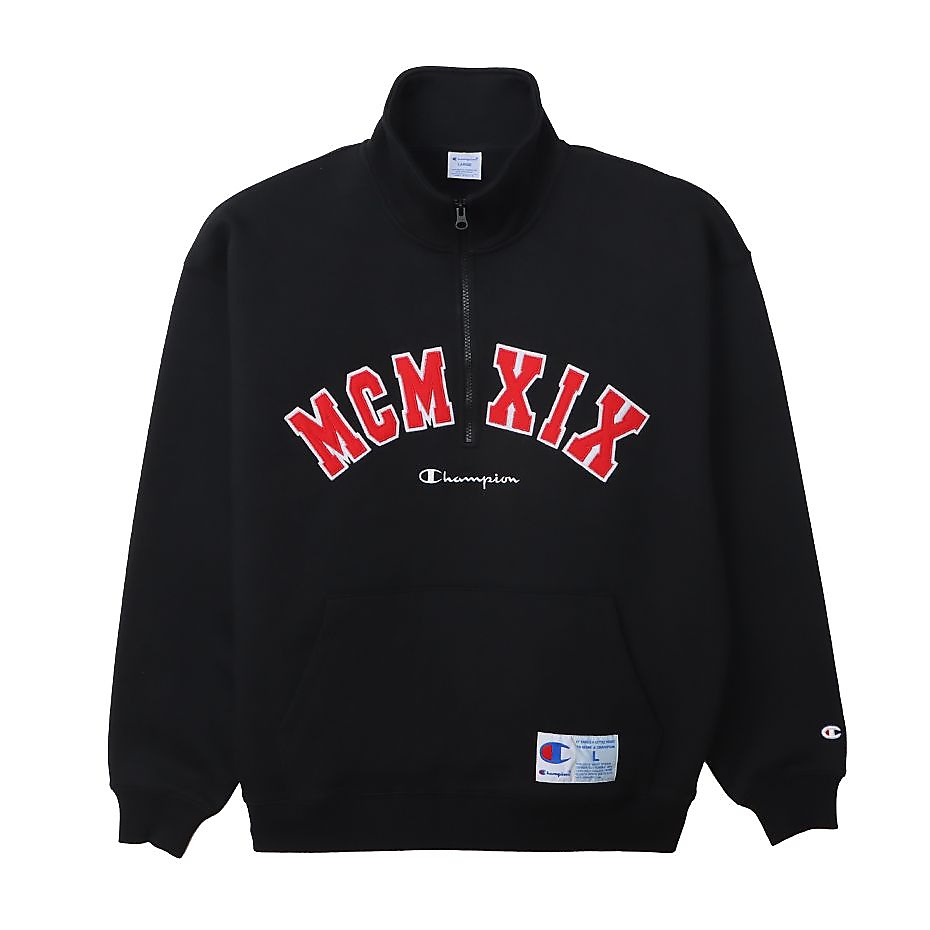 HALF ZIP SWEATSHIRT